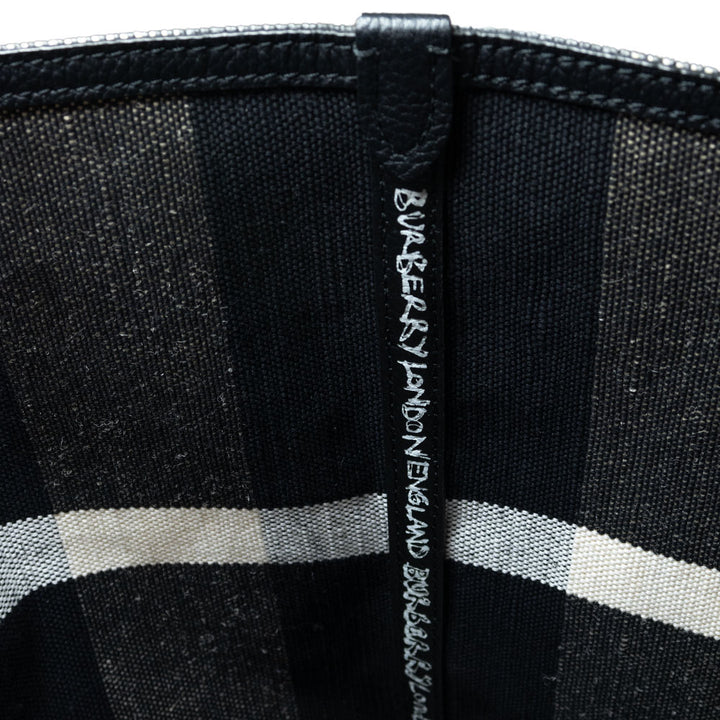 BURBERRY MEGA CHECK MEDIUM TOTE