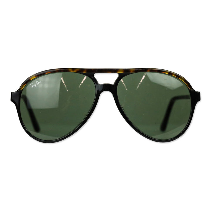 B&L Ray-Ban Black Lomb & Tortoise Bausch Traditional Aviator Sunglasses