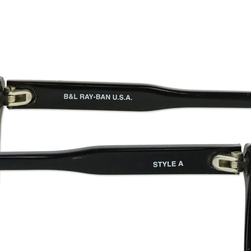 B&L Ray-Ban Black Lomb & Tortoise Bausch Traditional Aviator Sunglasses