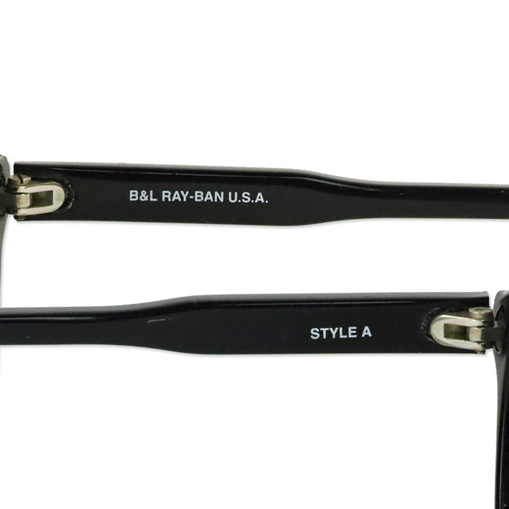 B&L Ray-Ban Black Lomb & Tortoise Bausch Traditional Aviator Sunglasses