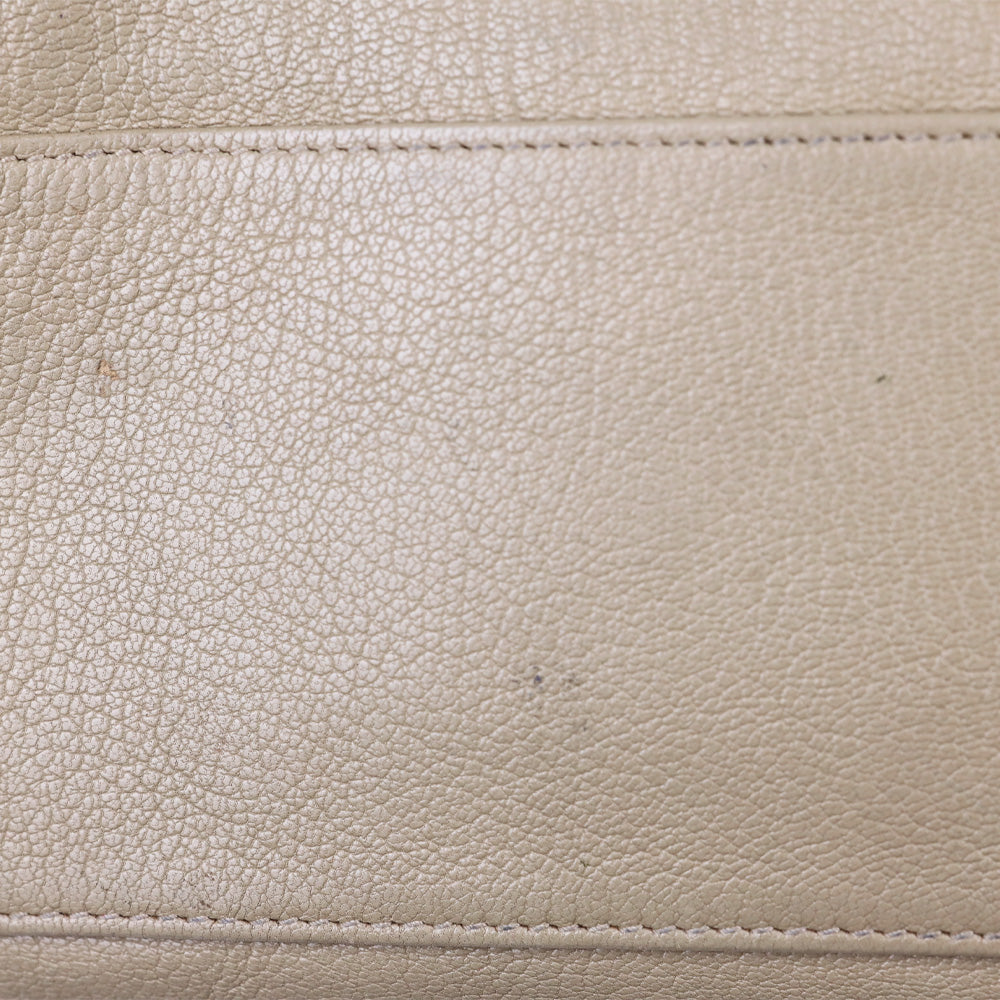 Balenciaga Beige Chèvre Leather Silver Hardware Moto City Bag