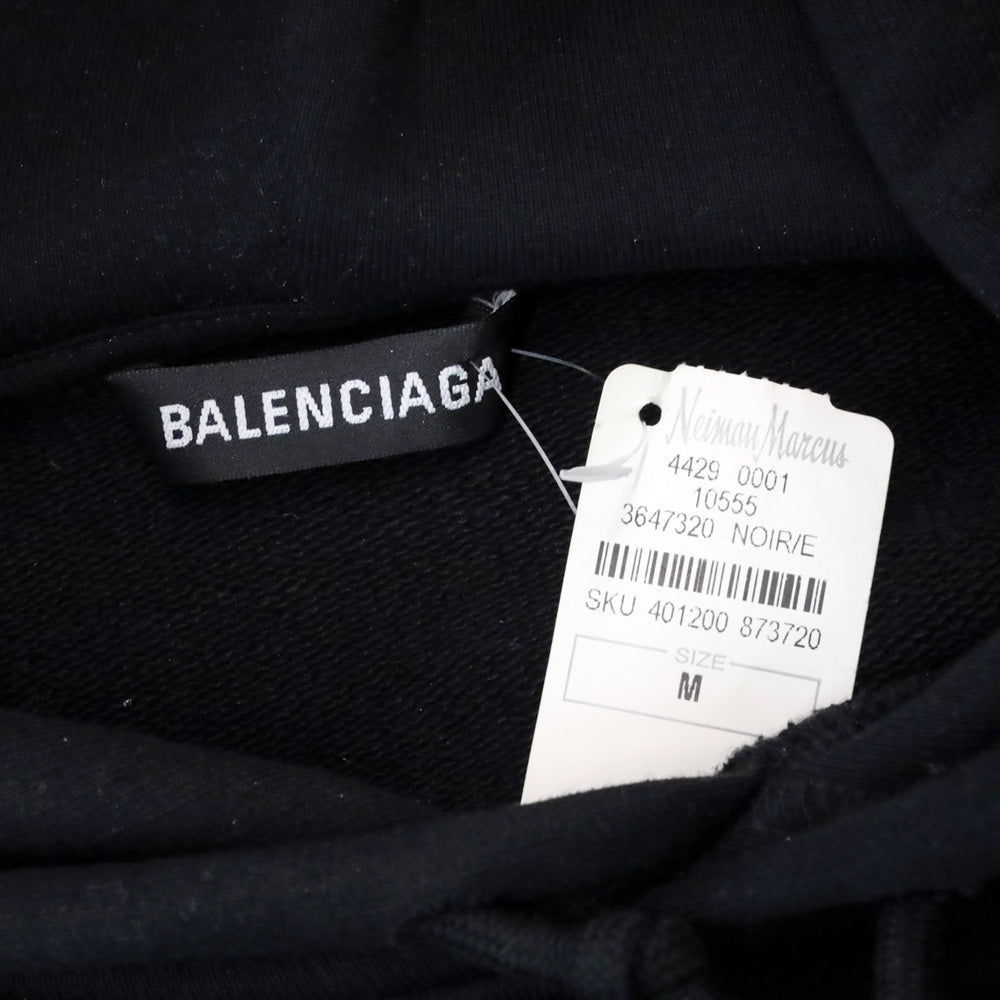 Balenciaga Black Copyright Logo Hoodie
