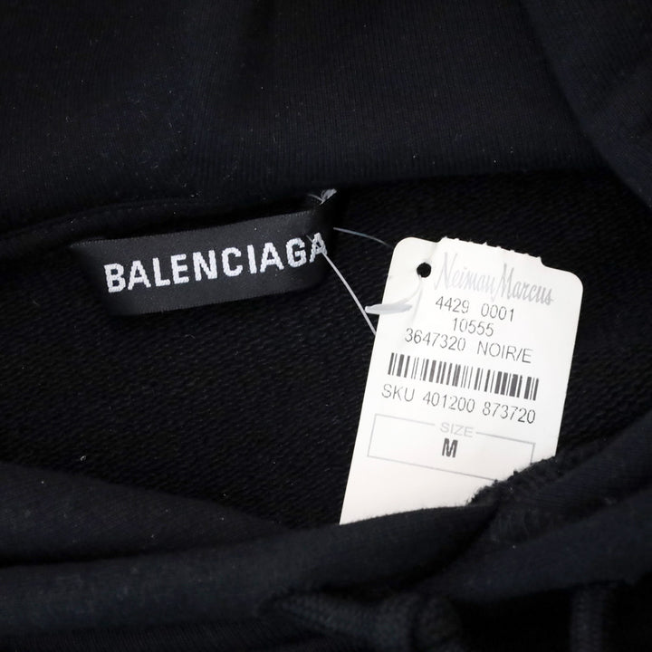 Balenciaga Black Copyright Logo Hoodie