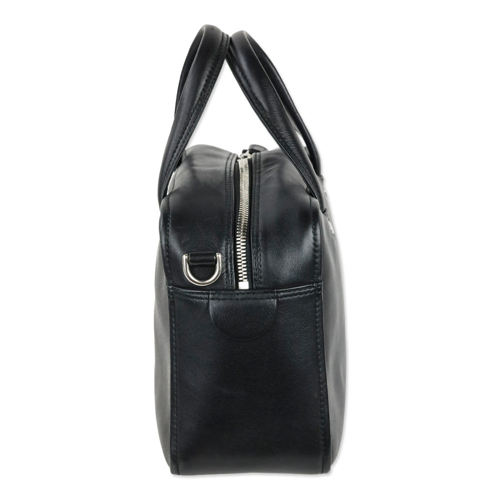 Balenciaga Black Leather XS Triangle Square Bag