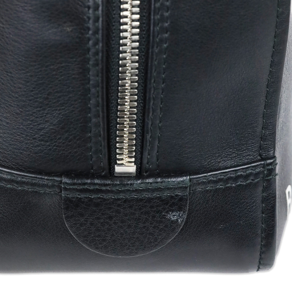 Balenciaga Black Leather XS Triangle Square Bag