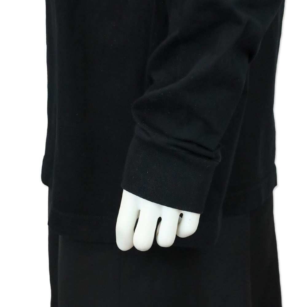 Balenciaga Black Logo Long Sleeve Top