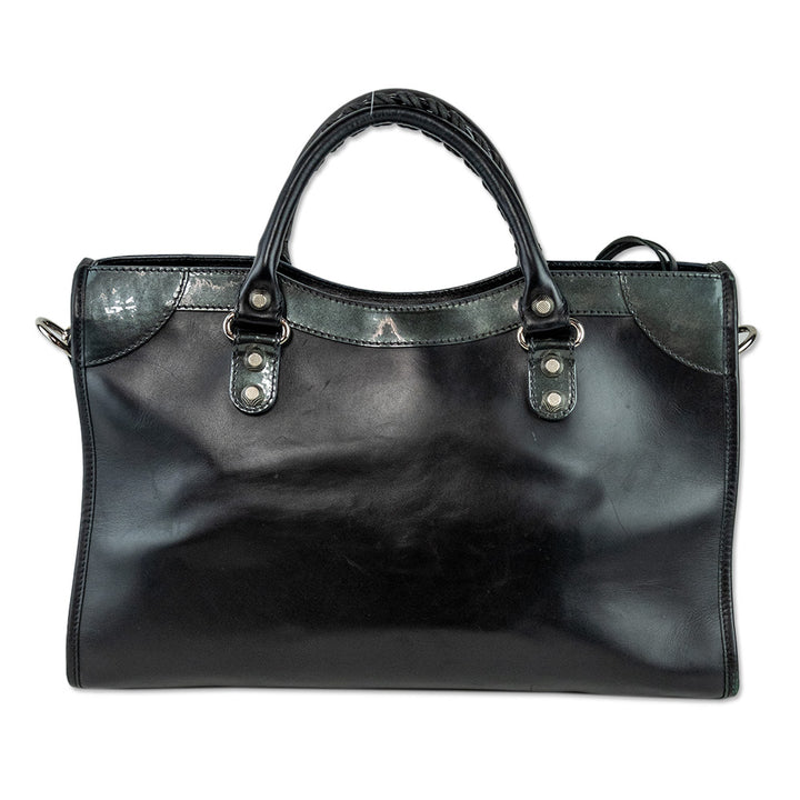 Balenciaga Le City Medium Black Handbag