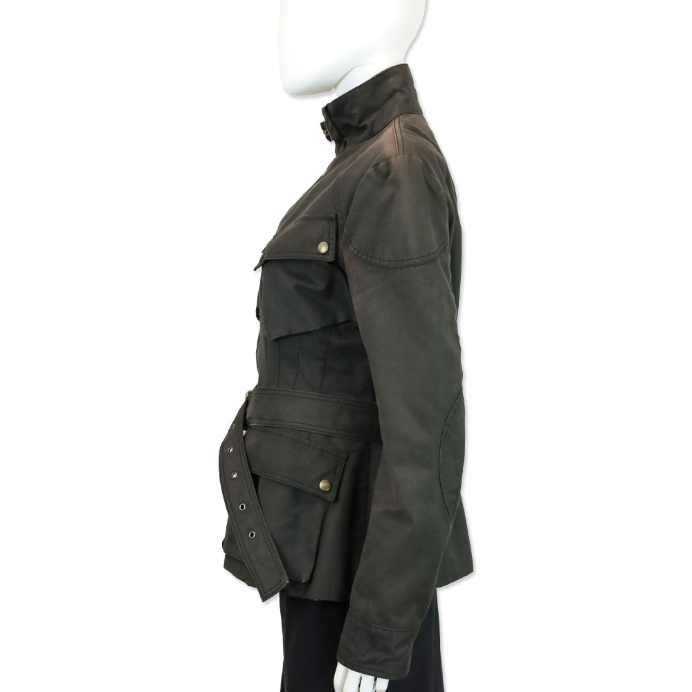 Balenciaga Le Dix F/W 2001 Black Belted Cargo Jacket