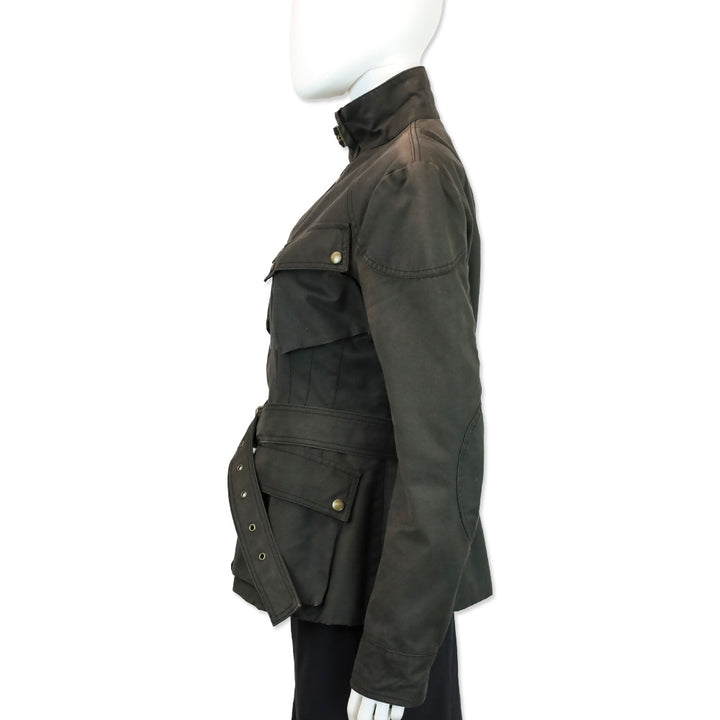 Balenciaga Le Dix F/W 2001 Black Belted Cargo Jacket