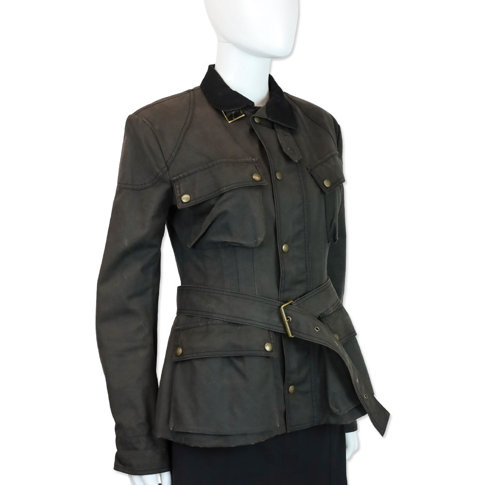 Balenciaga Le Dix F/W 2001 Black Belted Cargo Jacket