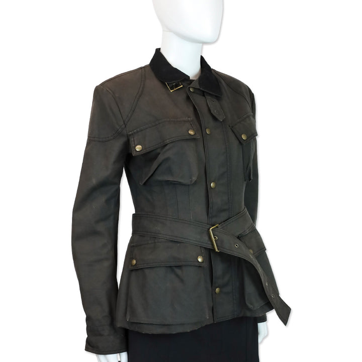 Balenciaga Le Dix F/W 2001 Black Belted Cargo Jacket