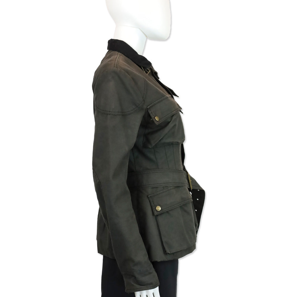 Balenciaga Le Dix F/W 2001 Black Belted Cargo Jacket