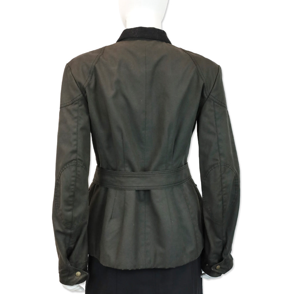 Balenciaga Le Dix F/W 2001 Black Belted Cargo Jacket