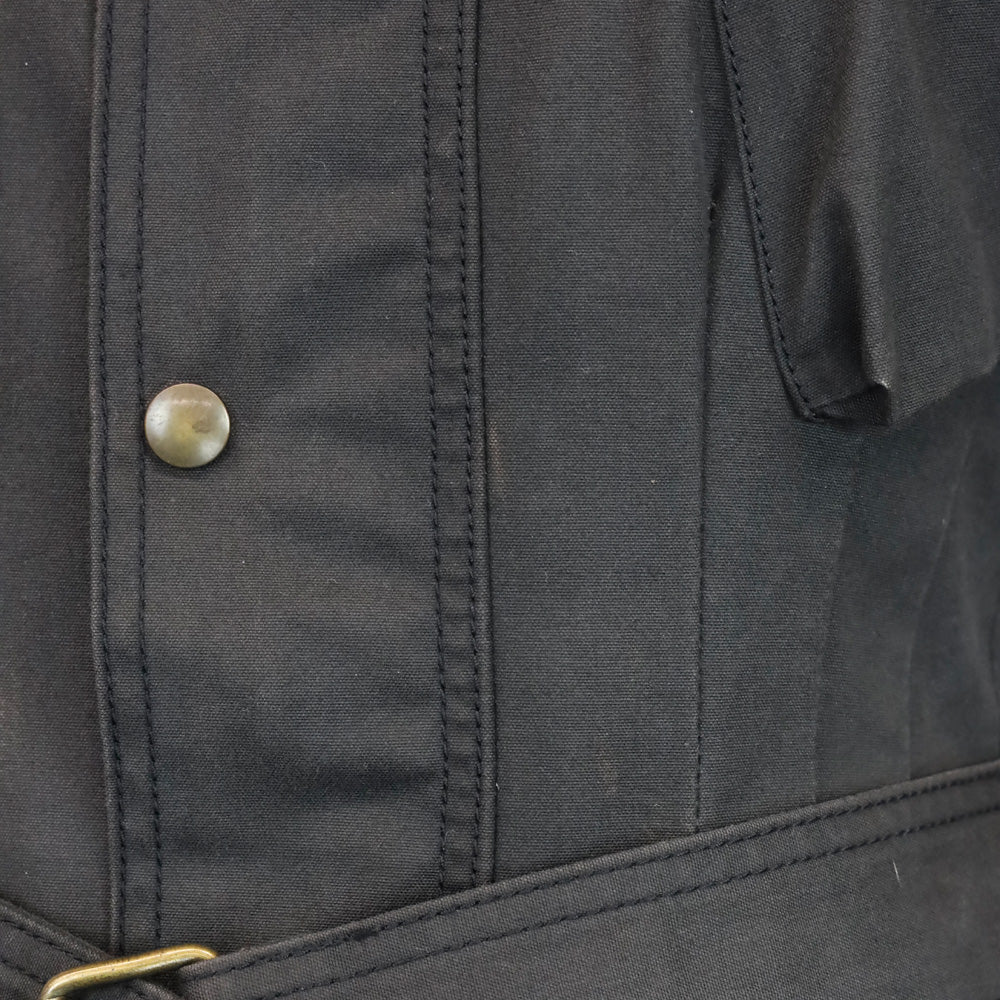 Balenciaga Le Dix F/W 2001 Black Belted Cargo Jacket