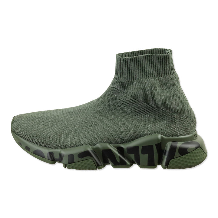 Balenciaga Olive Green Speed Sock Trainers