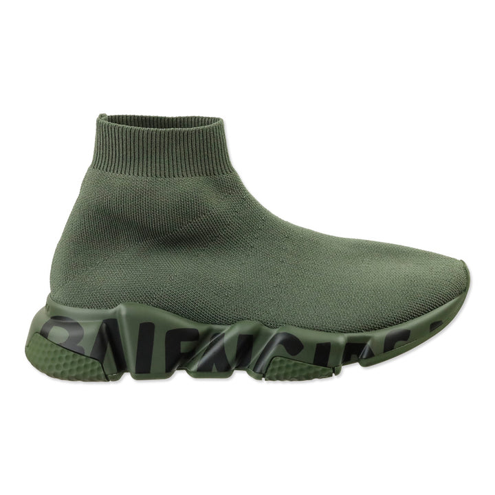 Balenciaga Olive Green Speed Sock Trainers