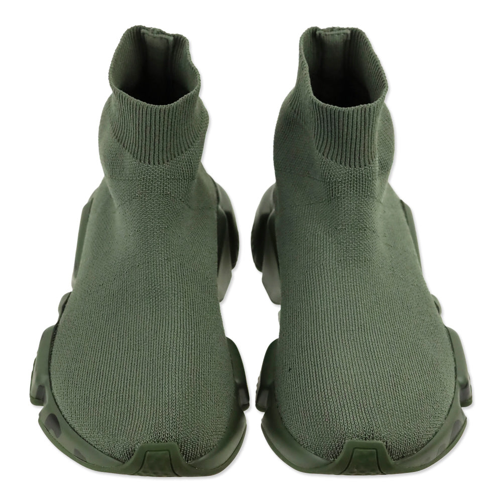 Balenciaga Olive Green Speed Sock Trainers