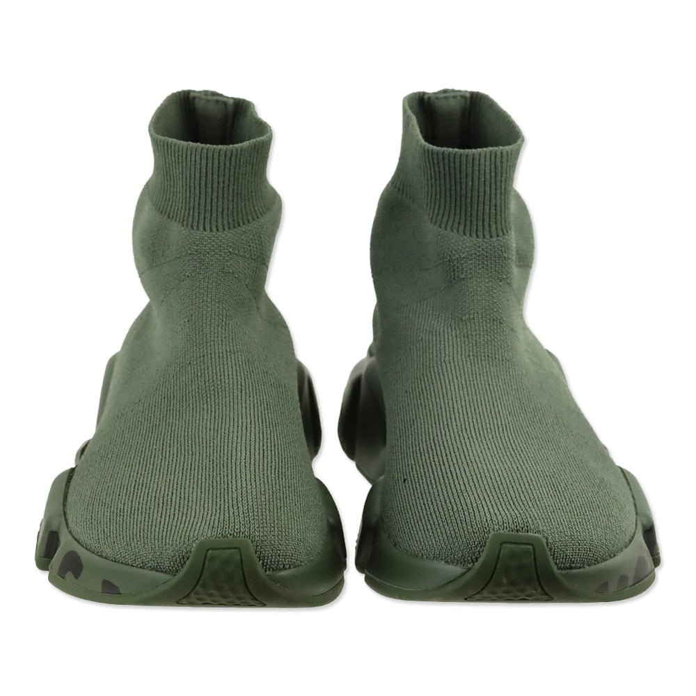 Balenciaga Olive Green Speed Sock Trainers