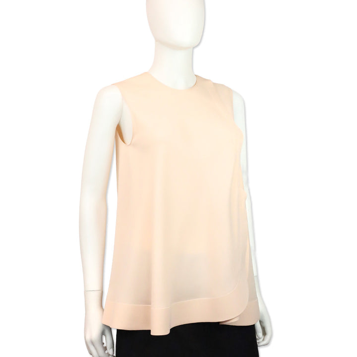 Balenciaga Pink Sleeveless Blouse