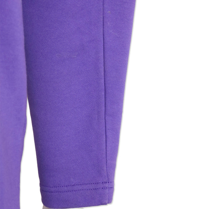 Balenciaga Purple Rhinestone Bébé Cropped Logo Hoodie