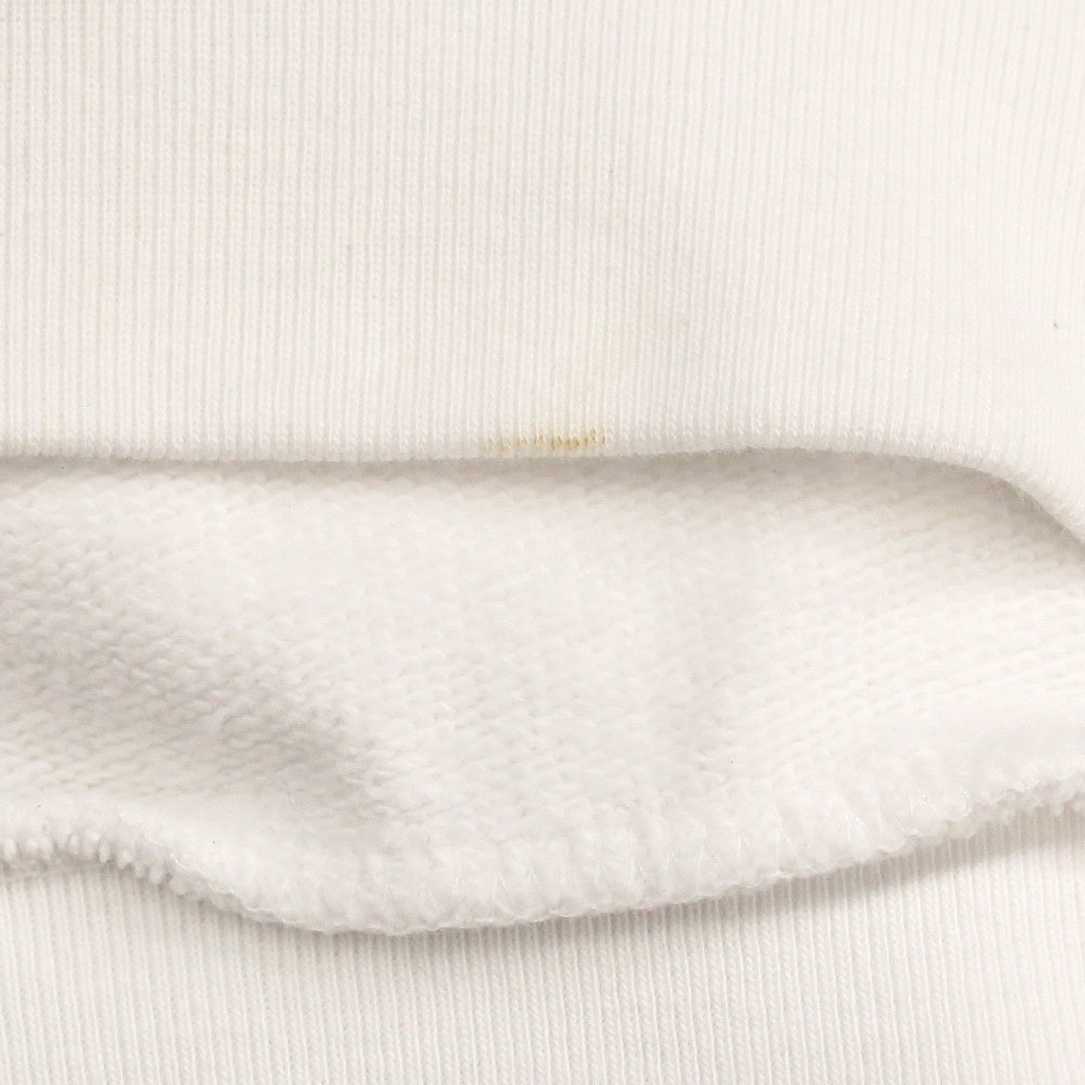 Balenciaga White Cotton Paris Balenciaga Embroidered Logo Hoodie