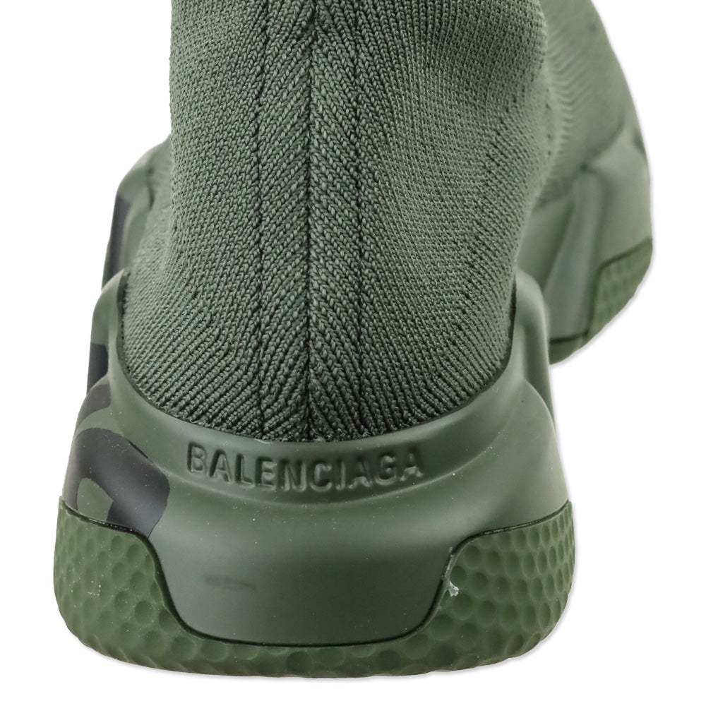Balenciaga Olive Green Speed Sock Trainers
