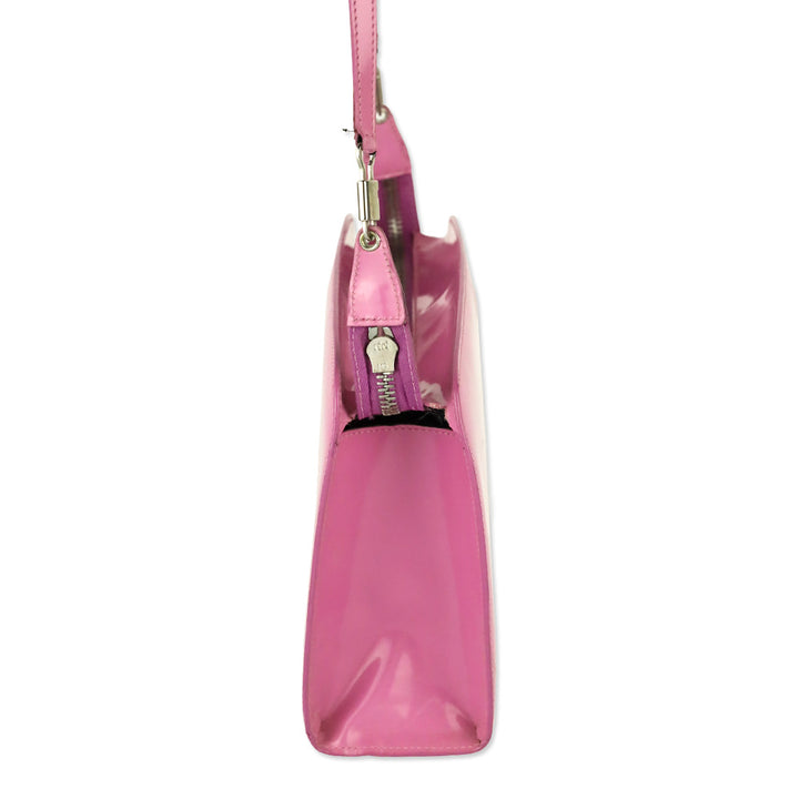 Bally Pink Patent Leather Shoulder Bag