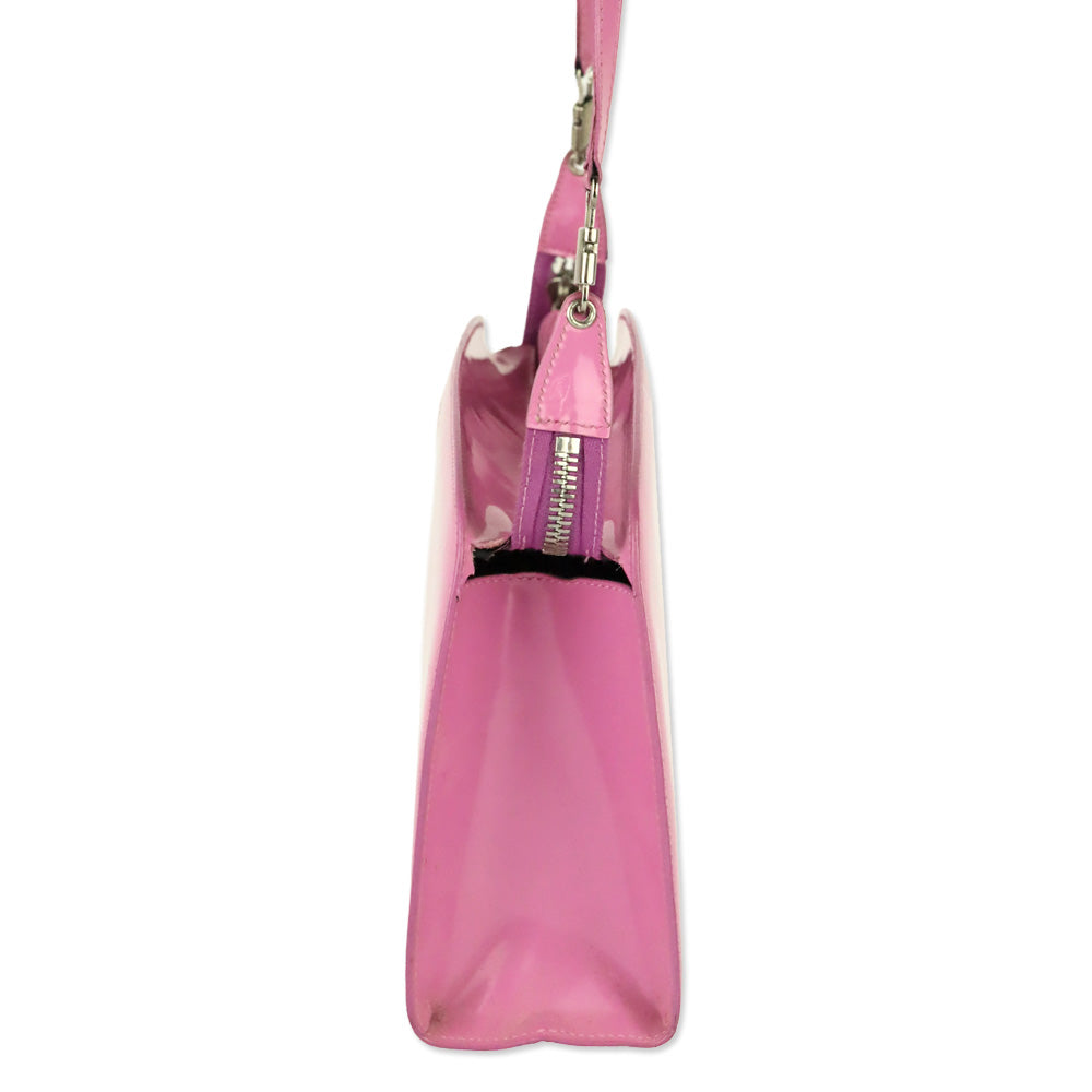 Bally Pink Patent Leather Shoulder Bag