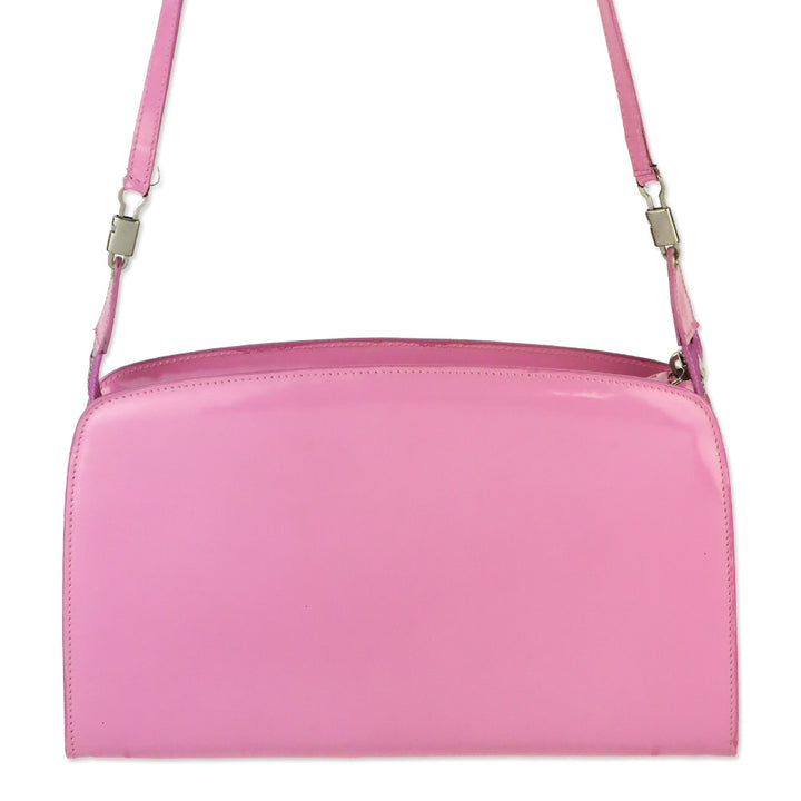 Bally Pink Patent Leather Shoulder Bag