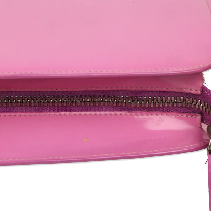 Bally Pink Patent Leather Shoulder Bag