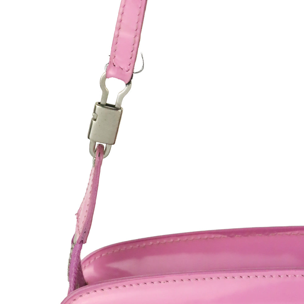 Bally Pink Patent Leather Shoulder Bag