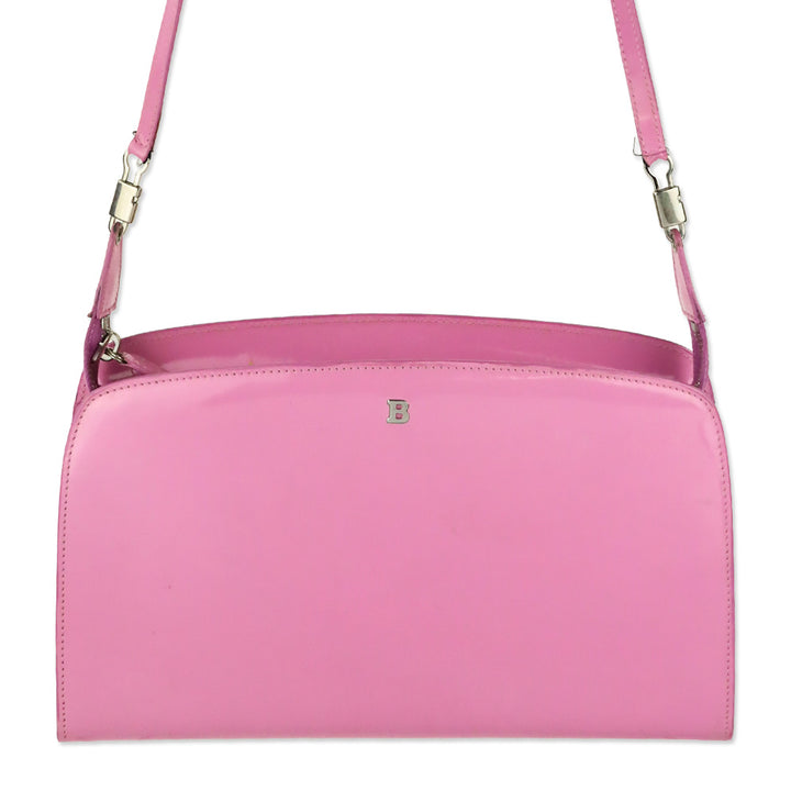 Bally Pink Patent Leather Shoulder Bag
