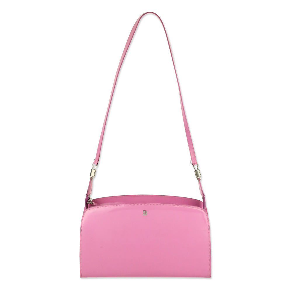 Bally Pink Patent Leather Shoulder Bag