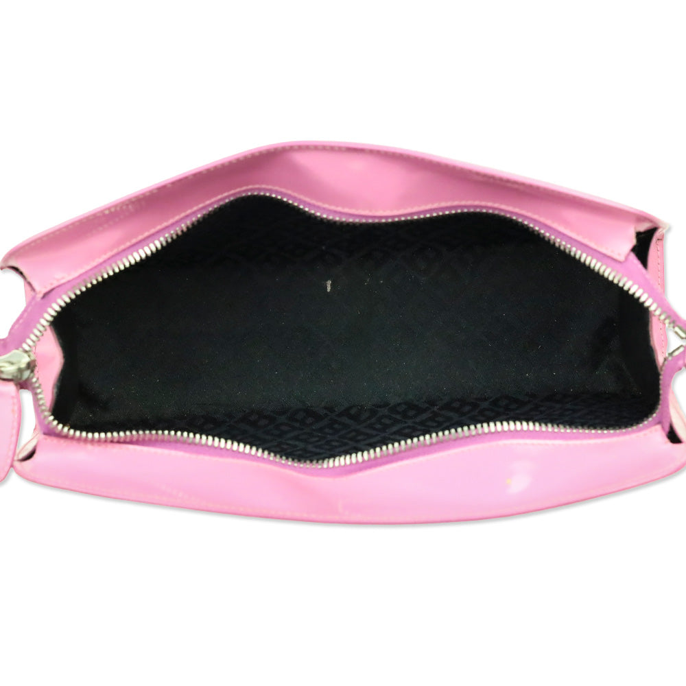Bally Pink Patent Leather Shoulder Bag