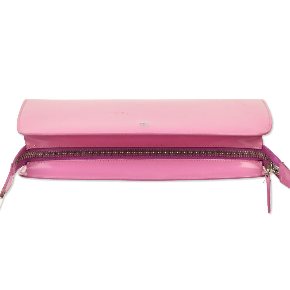 Bally Pink Patent Leather Shoulder Bag