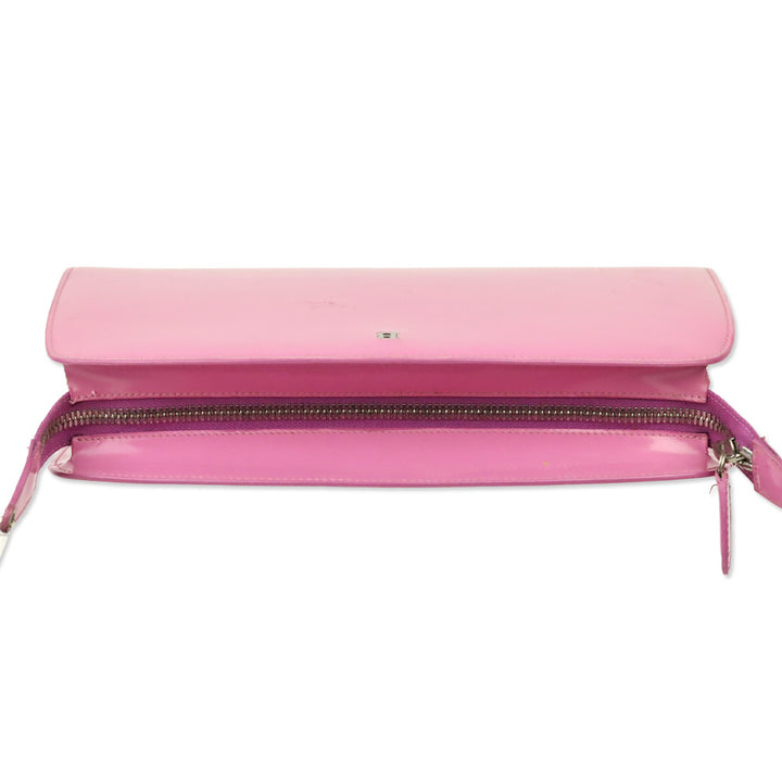 Bally Pink Patent Leather Shoulder Bag