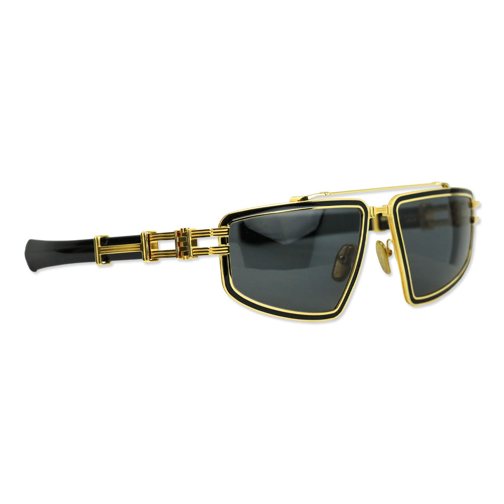 Balmain Paris Titan BPS139A-59 Black/Gold Sunglasses