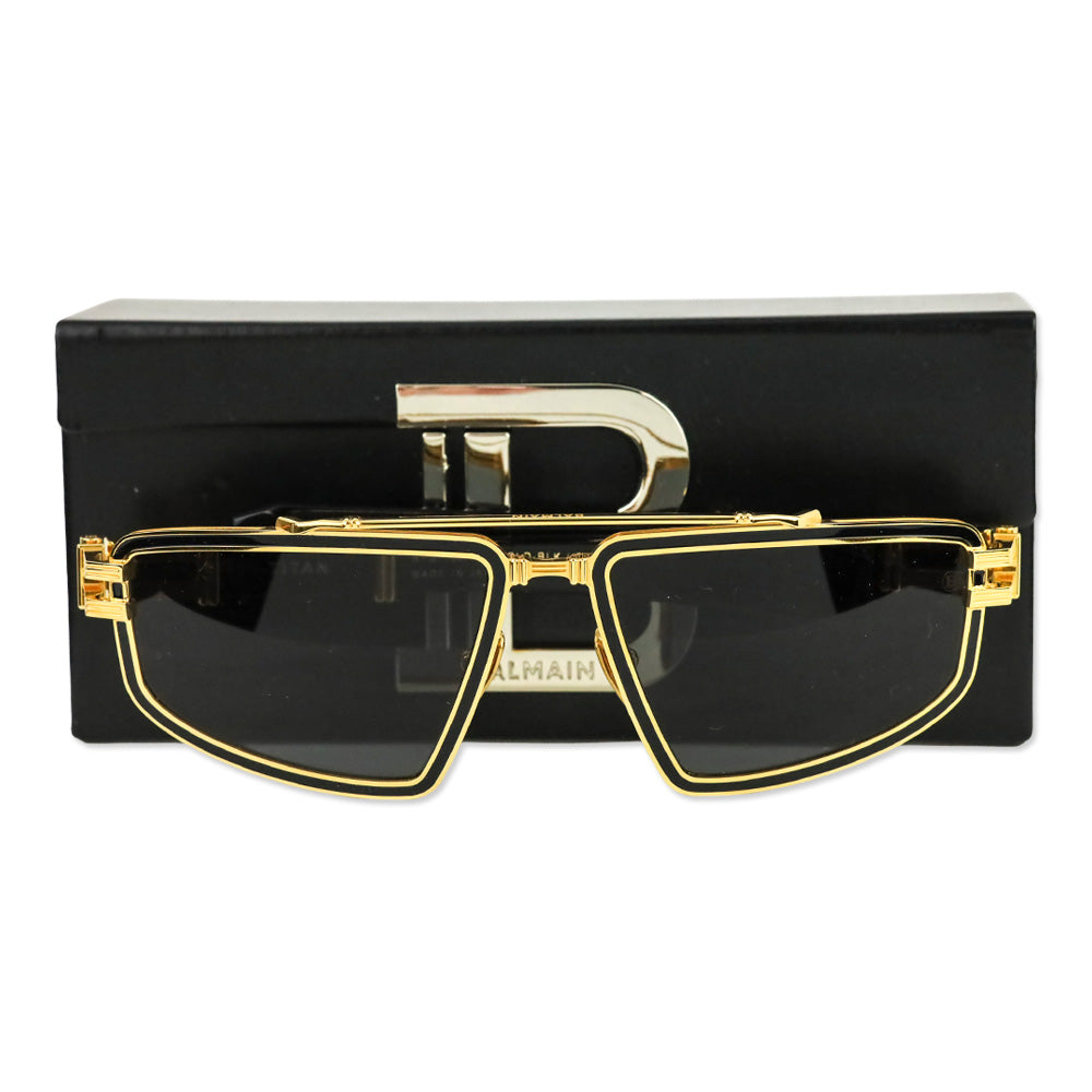 Balmain Paris Titan BPS139A-59 Black/Gold Sunglasses