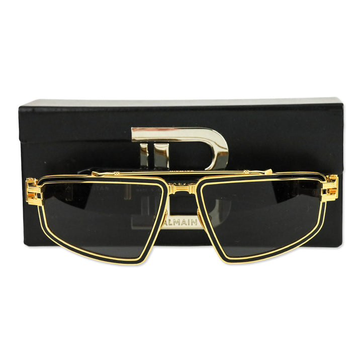 Balmain Paris Titan BPS139A-59 Black/Gold Sunglasses