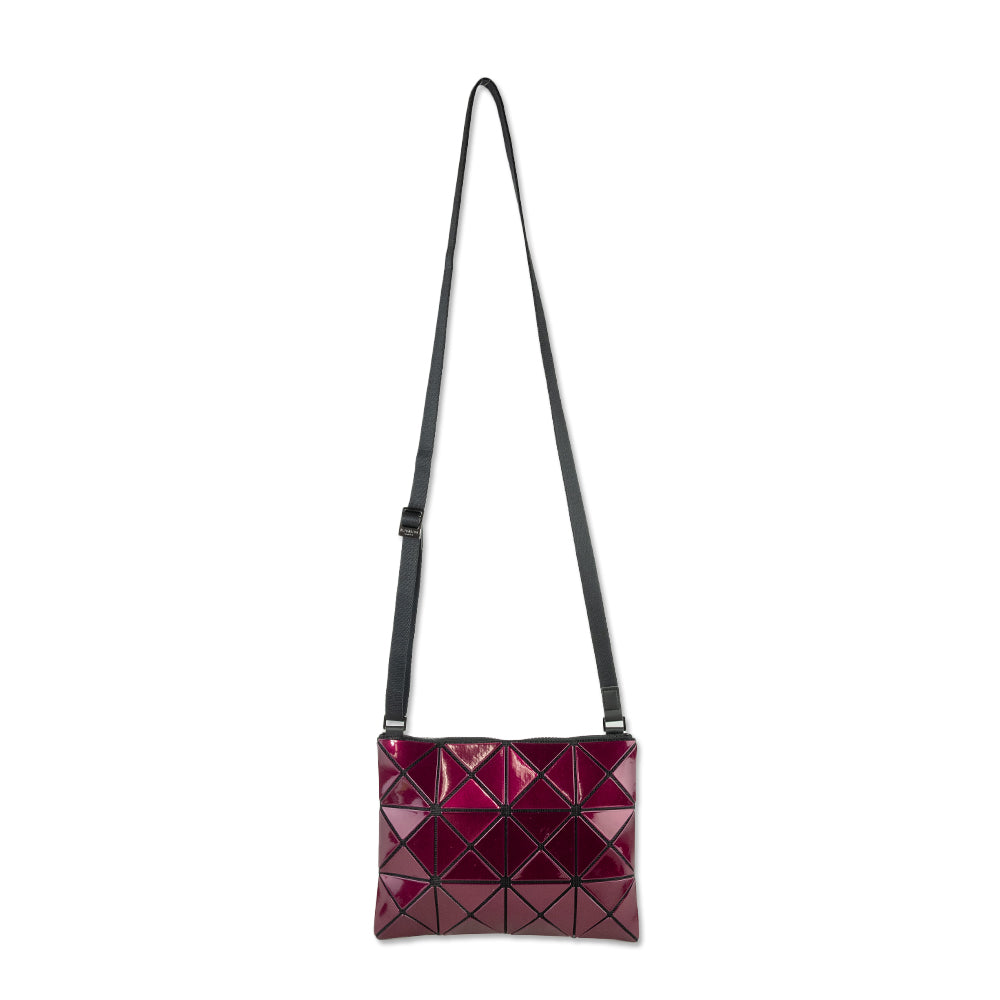 Bao Bao Issey Miyake Burgundy Lucent Crossbody