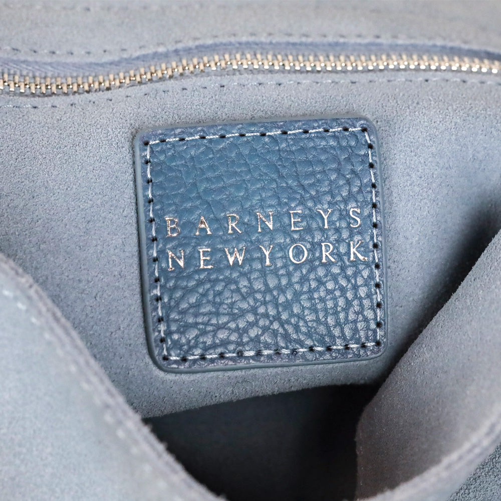 Barneys New York Baby Blue Suede Large Hobo Bag