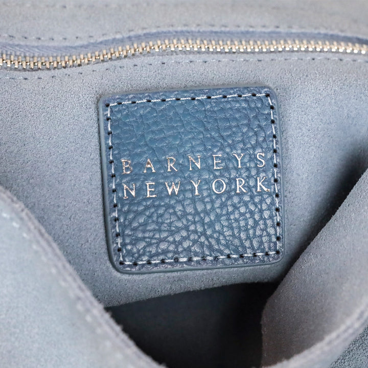 Barneys New York Baby Blue Suede Large Hobo Bag