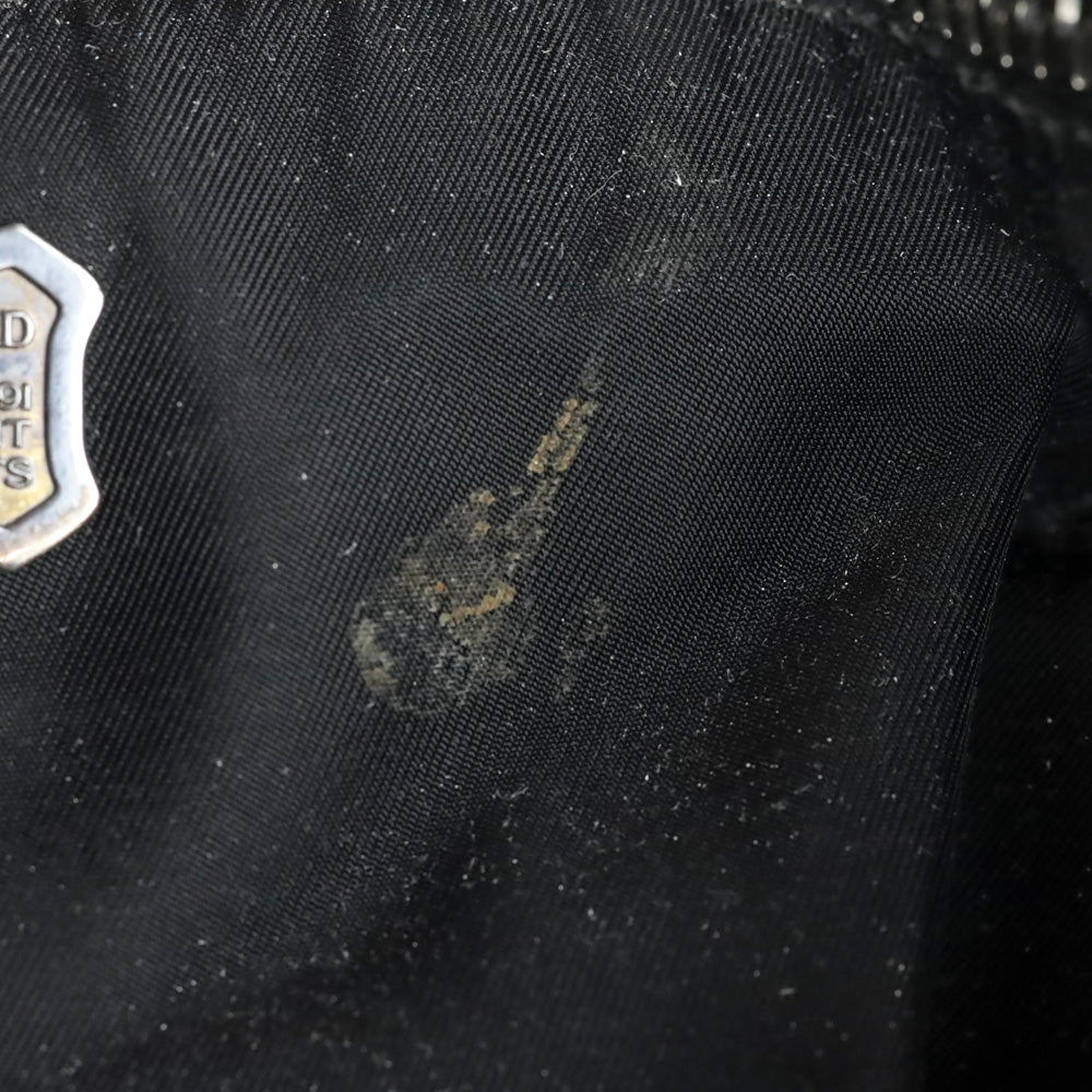 Barry Kieselstein-Cord Black Leather Biker Moon & Star Silver Hardware Drawstring Backpack