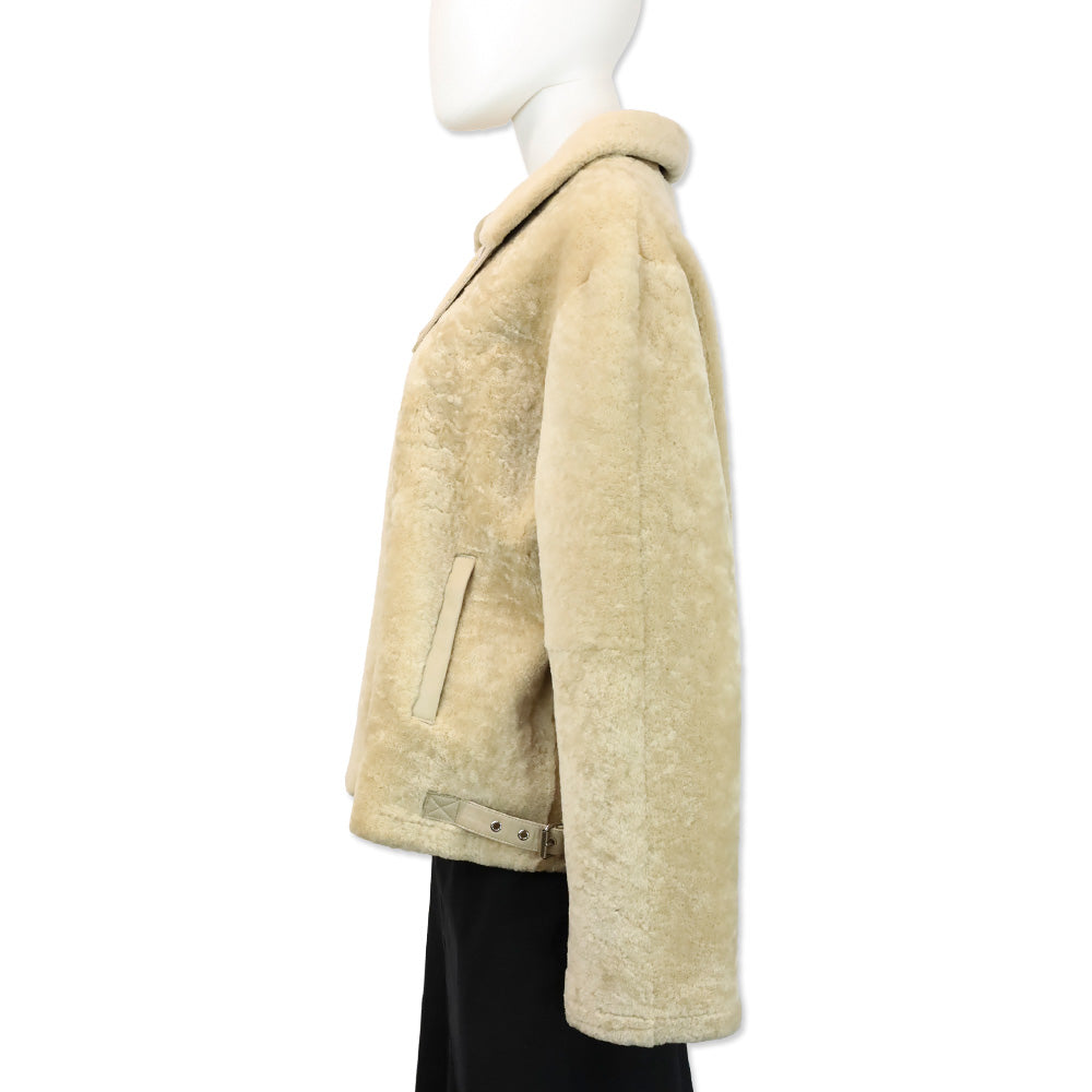 Blue Duck Beige 217 Genuine Shearling Jacket