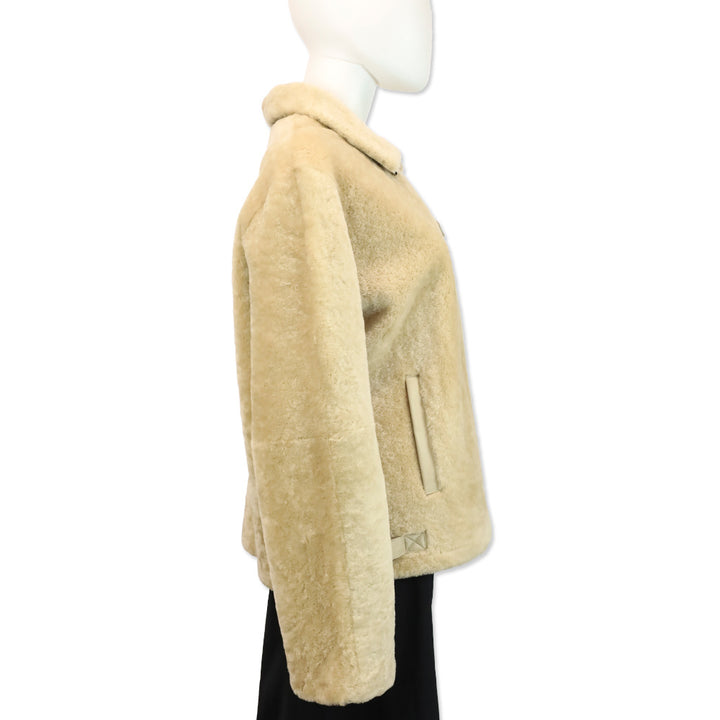 Blue Duck Beige 217 Genuine Shearling Jacket