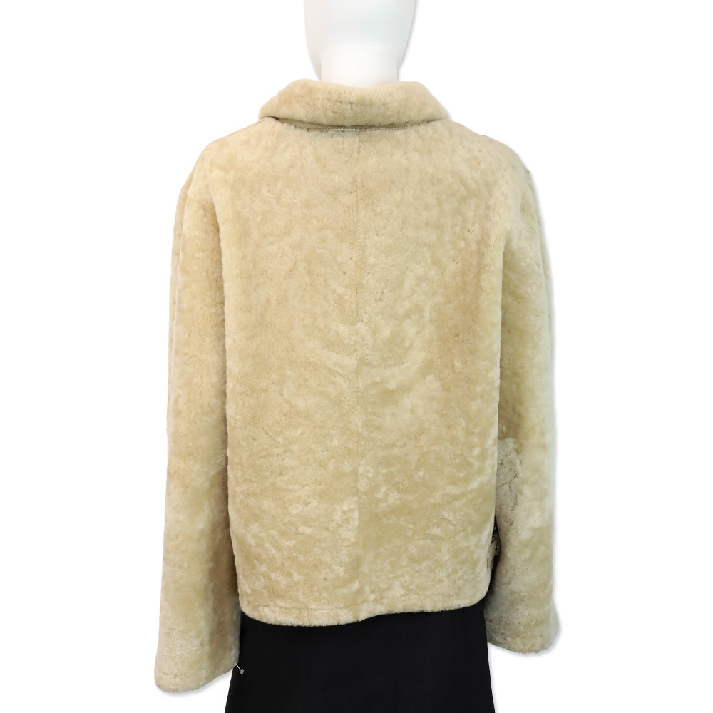 Blue Duck Beige 217 Genuine Shearling Jacket