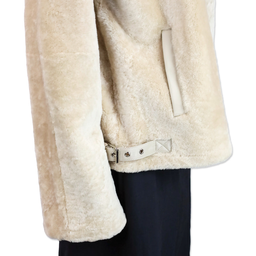Blue Duck Beige 217 Genuine Shearling Jacket