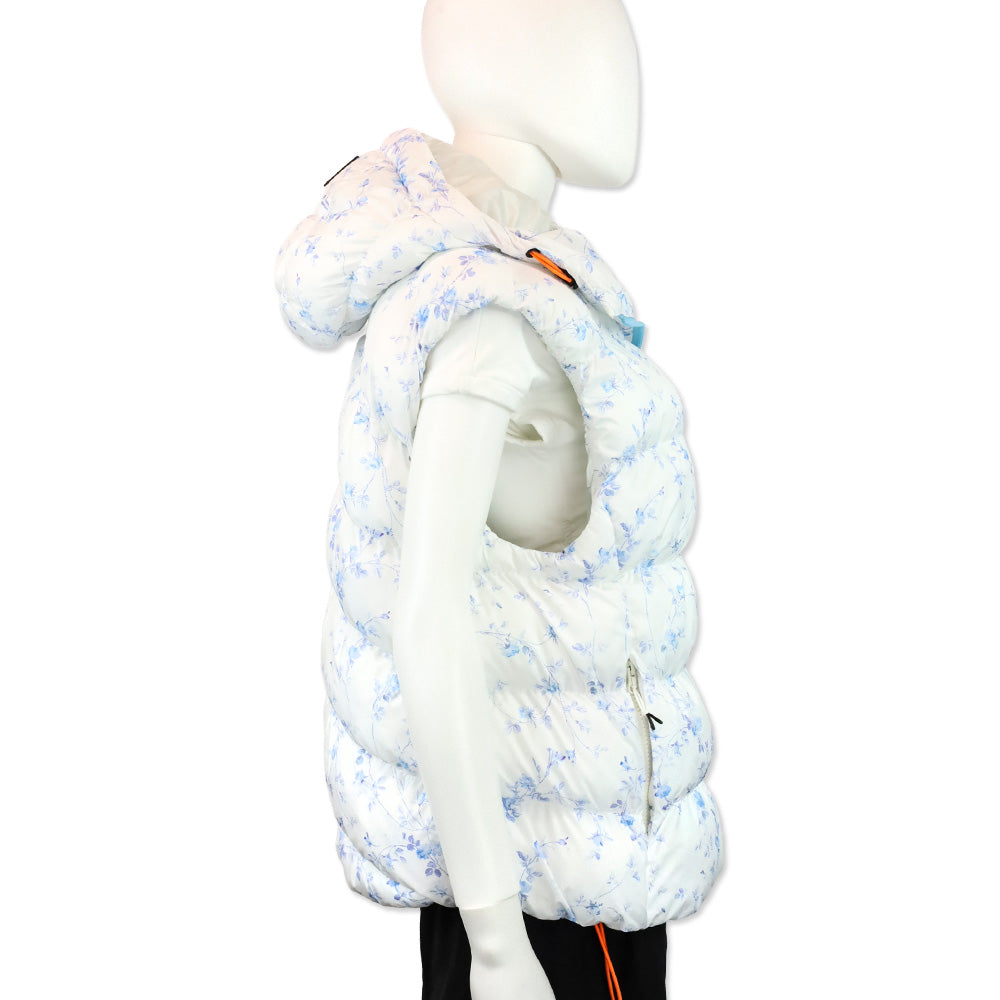 Bogner Fire + Ice x LoveShackFancy White/Blue Floral Naima Vest