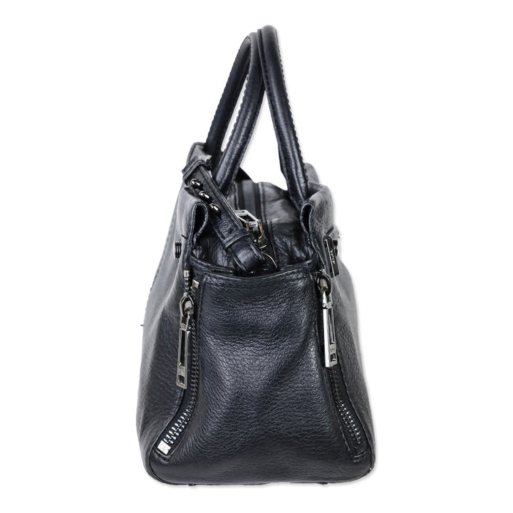 Botkier Black Leather Leroy Satchel Bag