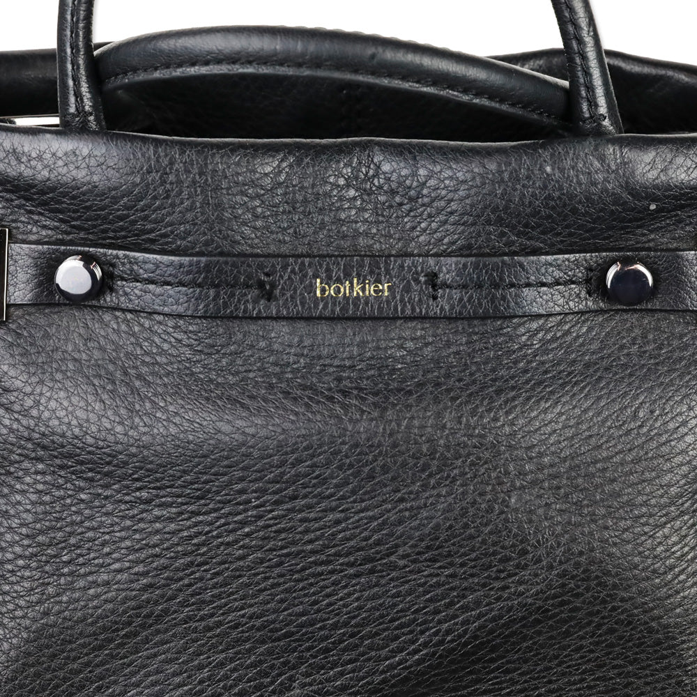 Botkier Black Leather Leroy Satchel Bag